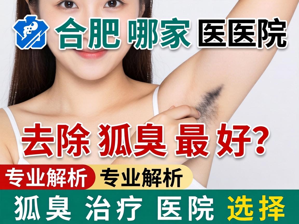 合肥哪家医院去除狐臭最好？专业解析狐臭治疗医院选择
