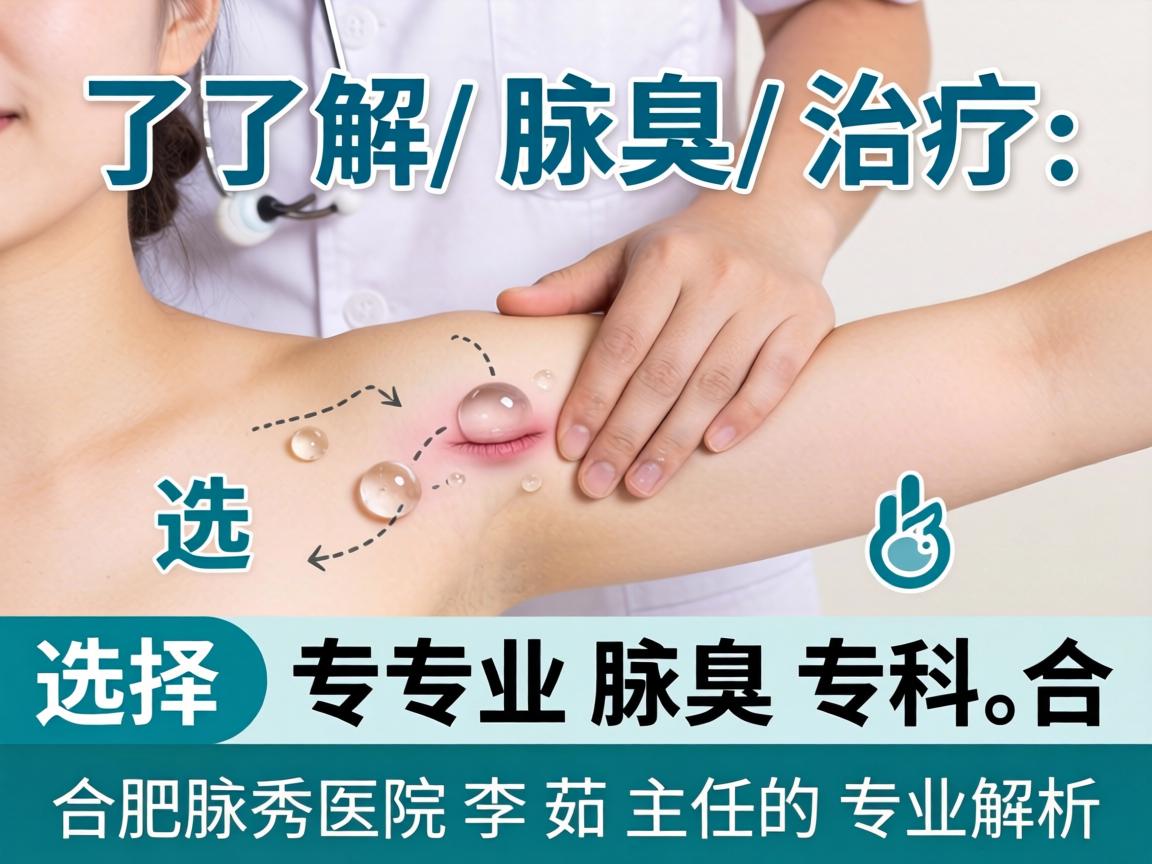 了解腋臭治疗,选择专业腋臭专科,合肥腋秀医院李茹主任的专业解析 了解腋臭治疗,选择专业腋臭专科,合肥腋秀医院李茹主任的专业解析