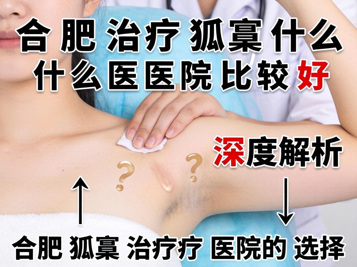 合肥治疗狐臭什么医院比较好？深度解析合肥狐臭治疗医院的选择