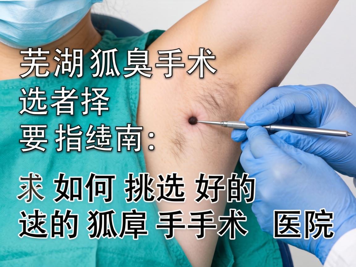 芜湖狐臭手术选择指南，如何挑选好的狐臭手术医院
