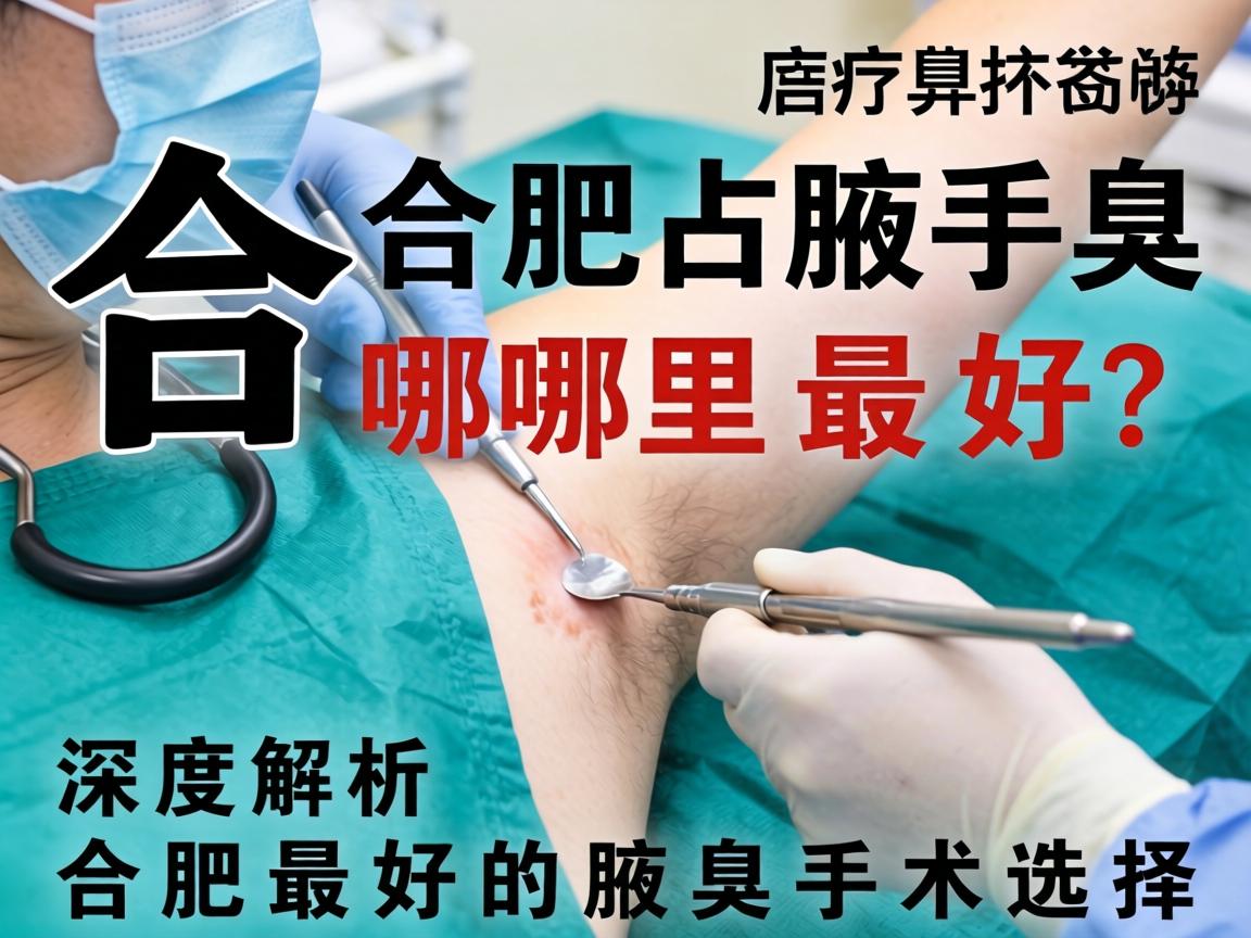 合肥腋臭手术哪里最好？深度解析合肥最好的腋臭手术选择
