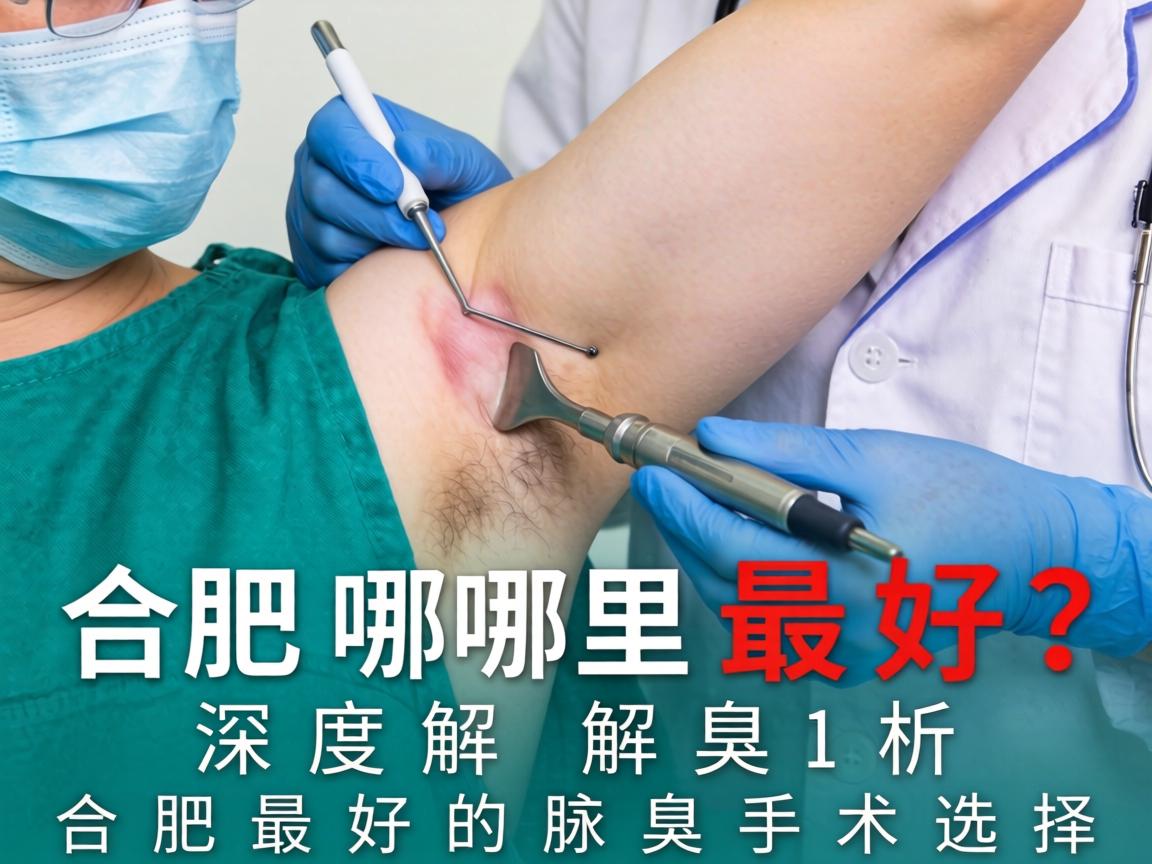合肥腋臭手术哪里最好？深度解析合肥最好的腋臭手术选择