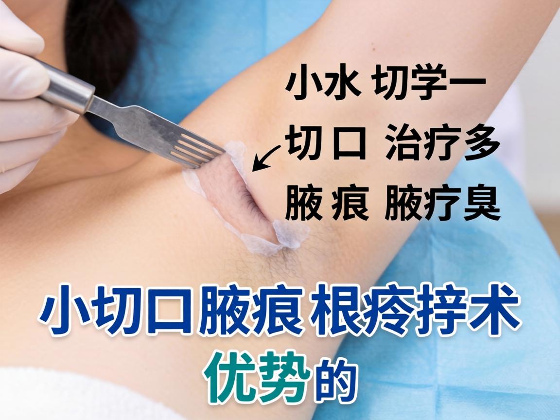 小切口治疗腋臭,详解小切口腋臭根治术的优势 小切口治疗腋臭,详解小切口腋臭根治术的优势