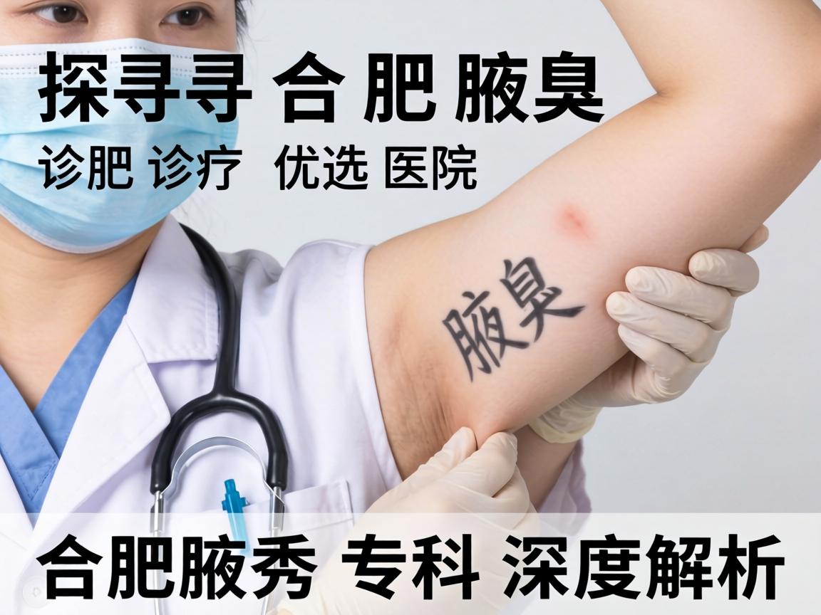 探寻合肥腋臭诊疗优选医院，合肥腋秀专科深度解析