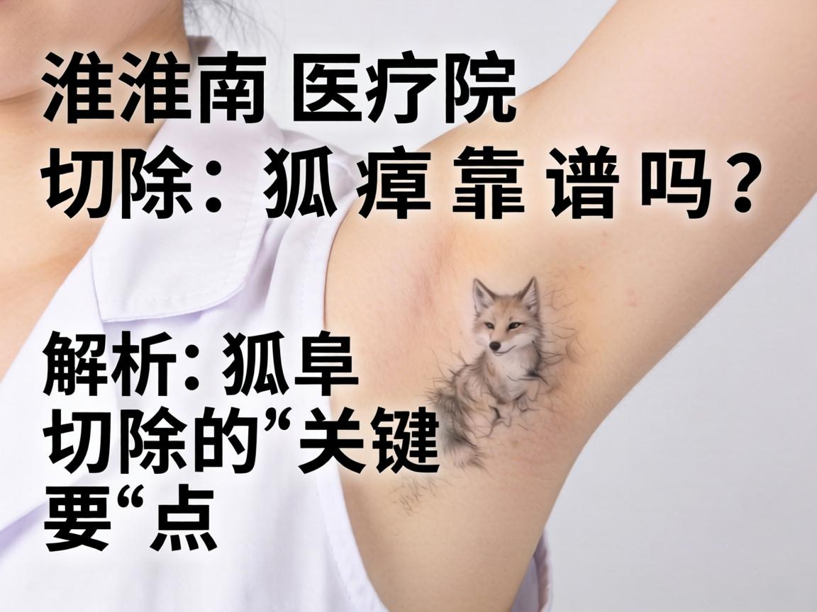 淮南医院切除狐臭靠谱吗？解析狐臭切除的关键要点