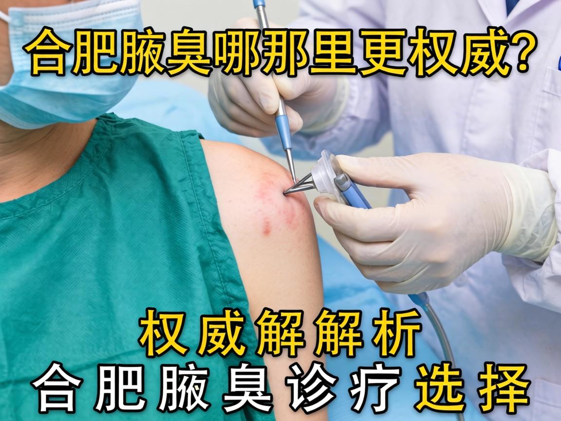 合肥腋臭手术哪里更权威？权威解析合肥腋臭诊疗选择