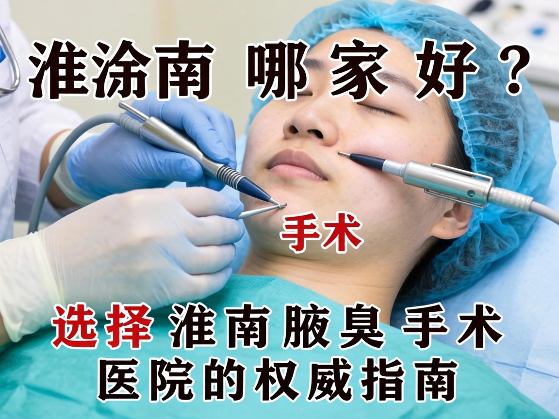 淮南腋臭手术哪家好？选择淮南腋臭手术医院的权威指南