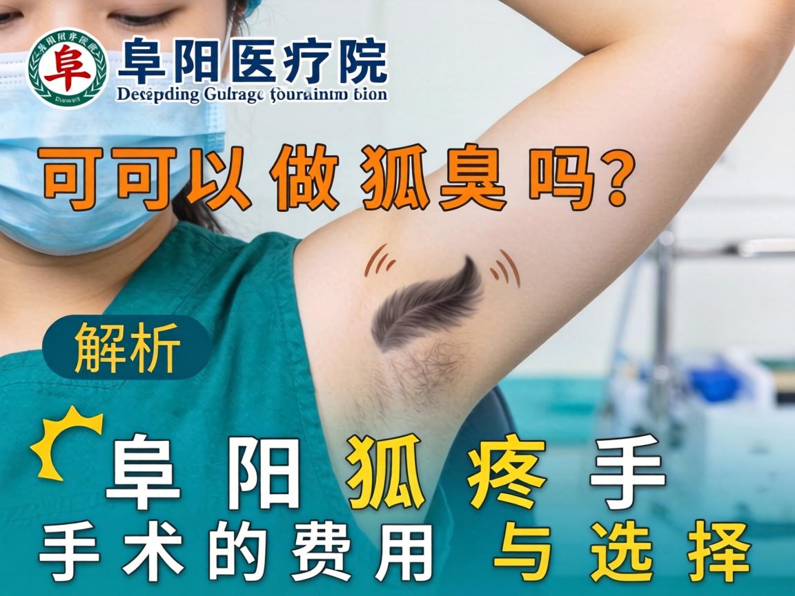阜阳医院可以做狐臭吗？解析阜阳狐臭手术的费用与选择