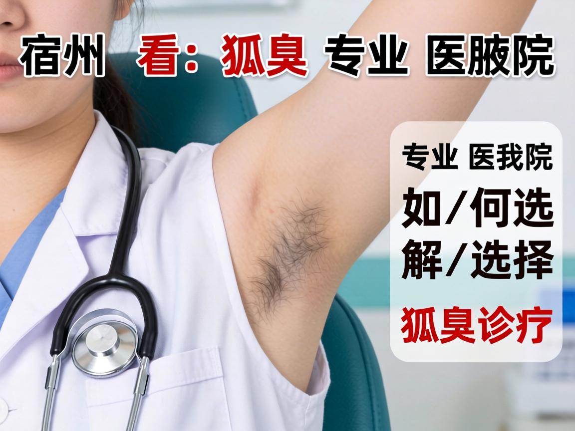 宿州看狐臭专业医院解析，专业医院如何选择狐臭诊疗