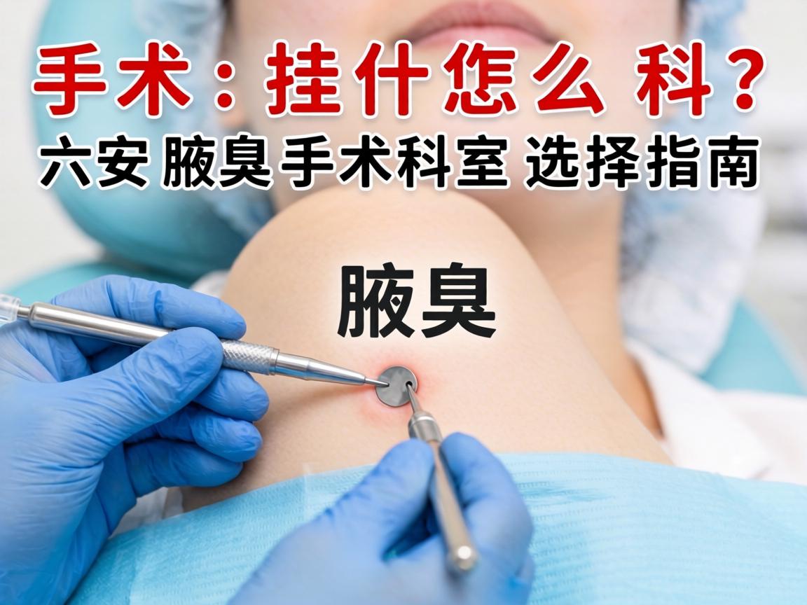 腋臭手术挂什么科?六安腋臭手术科室选择指南 腋臭手术挂什么科?六安腋臭手术科室选择指南
