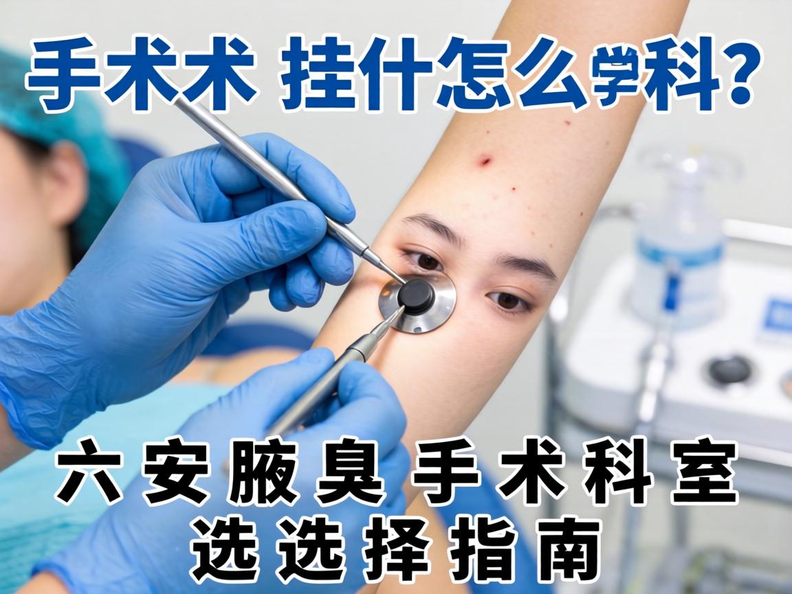 腋臭手术挂什么科?六安腋臭手术科室选择指南 腋臭手术挂什么科?六安腋臭手术科室选择指南