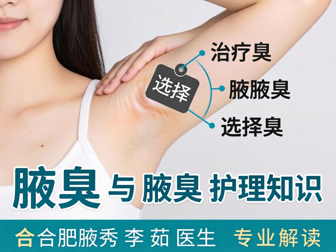 腋臭治疗选择与腋臭护理知识,合肥腋秀李茹医生专业解读 腋臭治疗选择与腋臭护理知识,合肥腋秀李茹医生专业解读