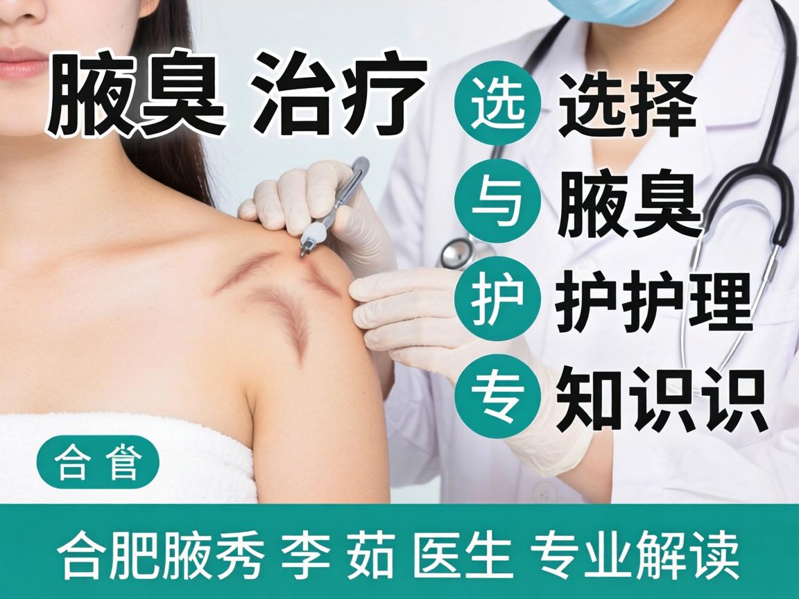 腋臭治疗选择与腋臭护理知识,合肥腋秀李茹医生专业解读 腋臭治疗选择与腋臭护理知识,合肥腋秀李茹医生专业解读