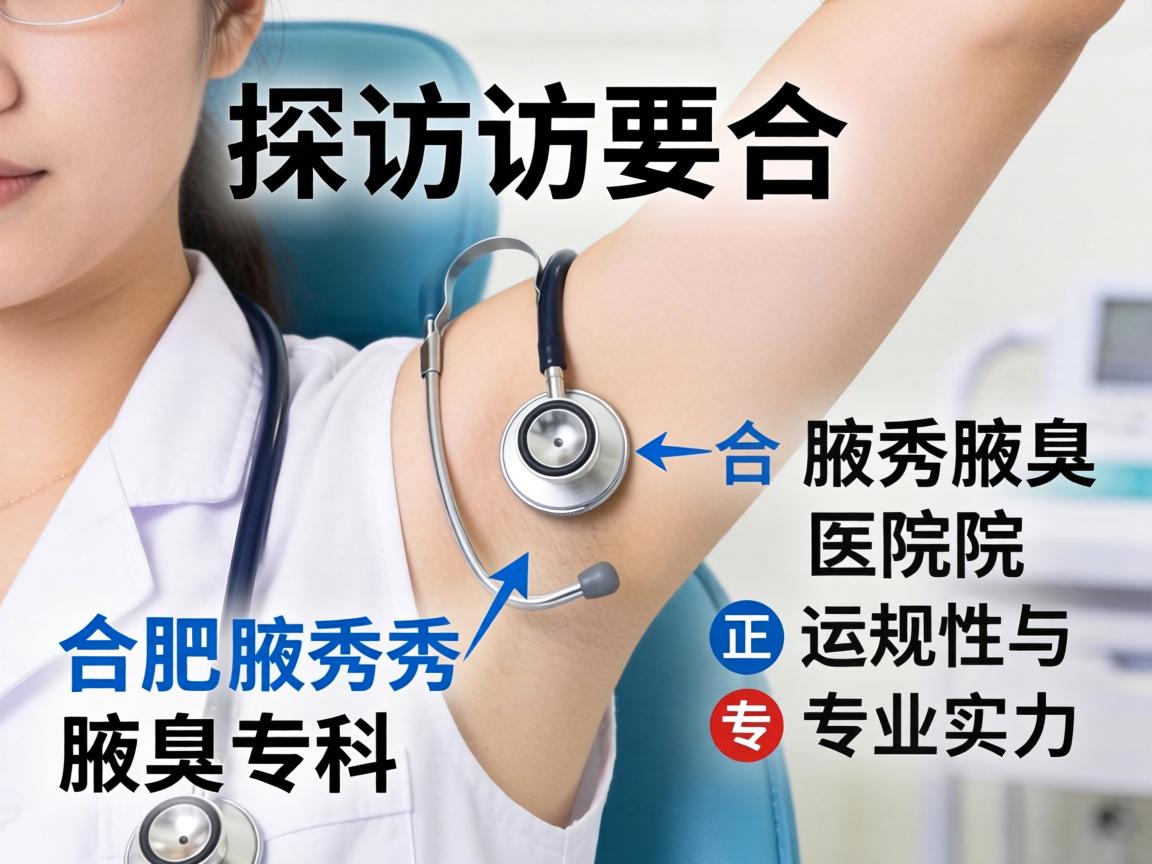 探访合肥腋秀腋臭专科，解析腋秀腋臭医院正规性与专业实力