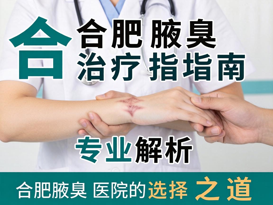 合肥腋臭治疗指南，专业解析合肥腋臭医院的选择之道