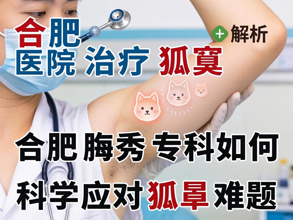 合肥治疗狐臭医院解析,合肥腋秀专科如何科学应对狐臭难题 合肥治疗狐臭医院解析,合肥腋秀专科如何科学应对狐臭难题