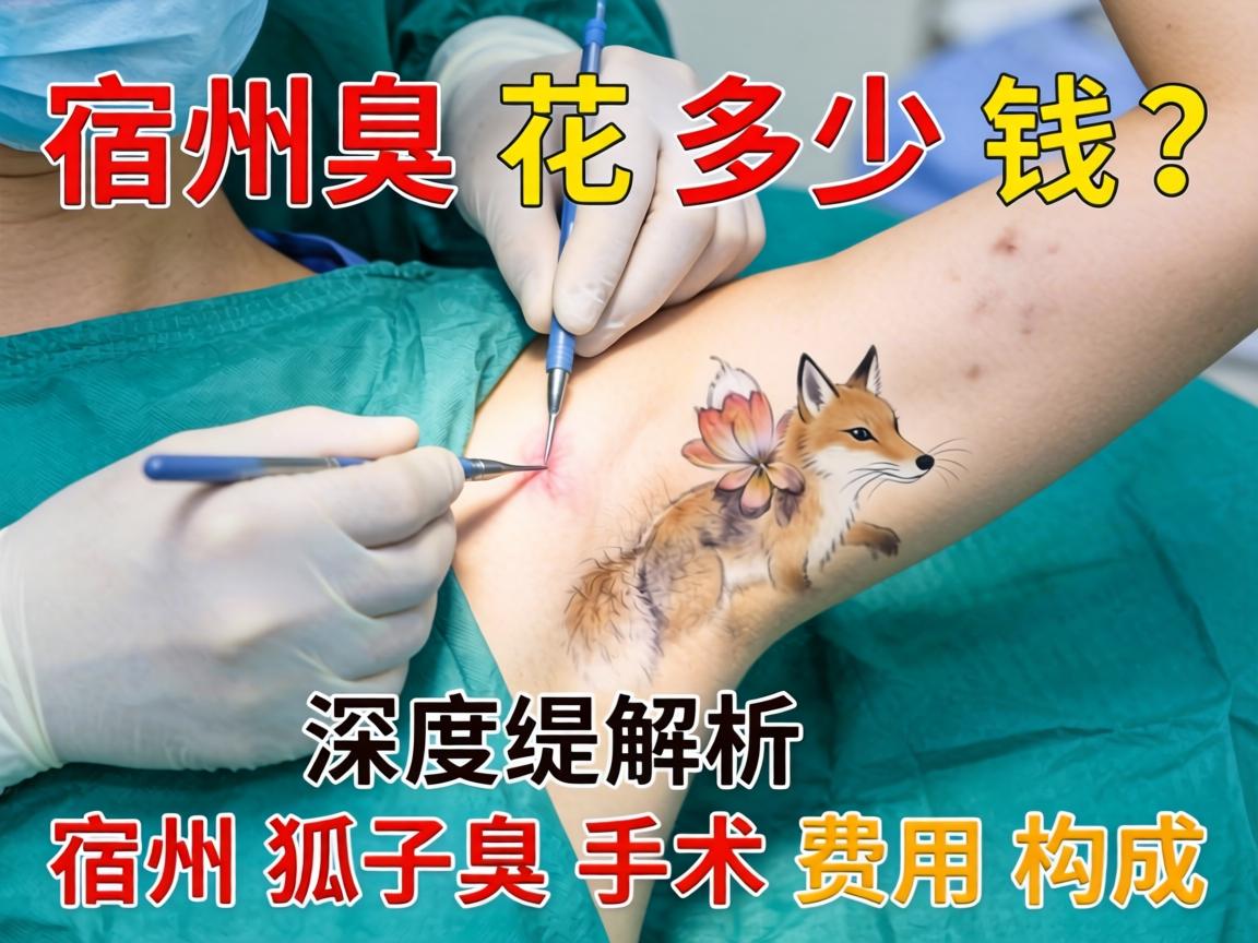 宿州狐臭手术花多少钱？深度解析宿州狐臭手术费用构成