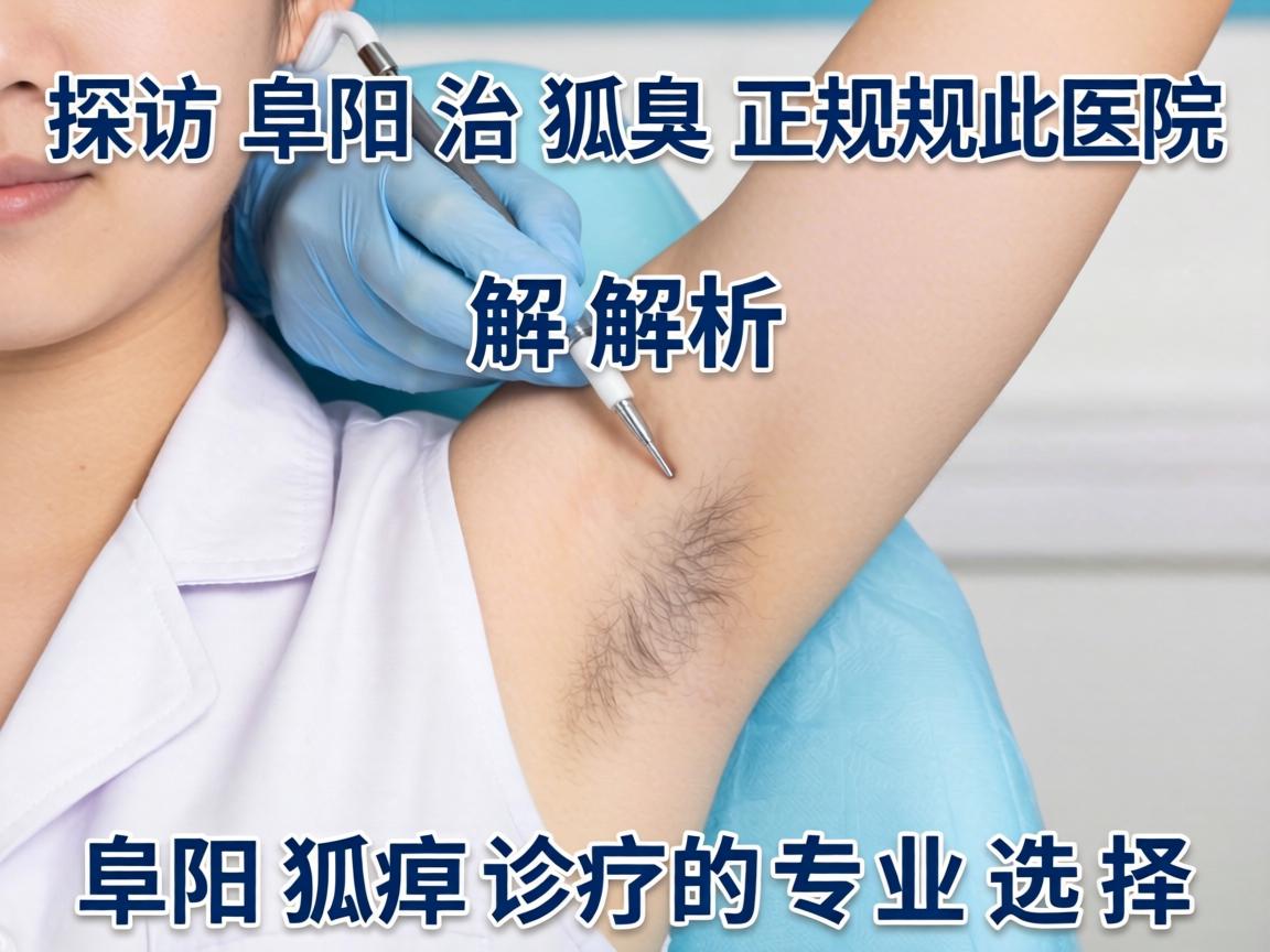 探访阜阳治狐臭正规医院，解析阜阳狐臭诊疗的专业选择