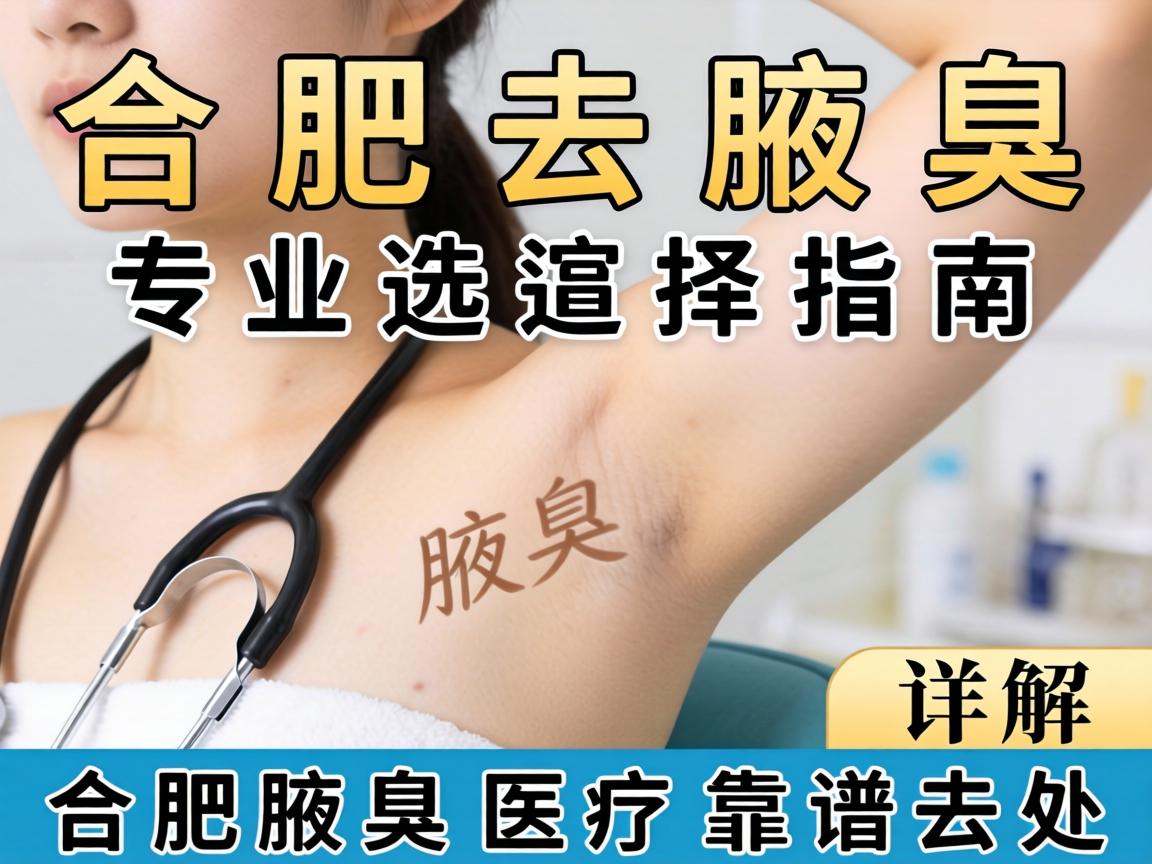 合肥去腋臭专业选择指南，详解合肥腋臭医疗靠谱去处