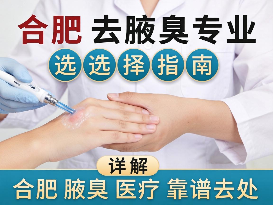 合肥去腋臭专业选择指南，详解合肥腋臭医疗靠谱去处