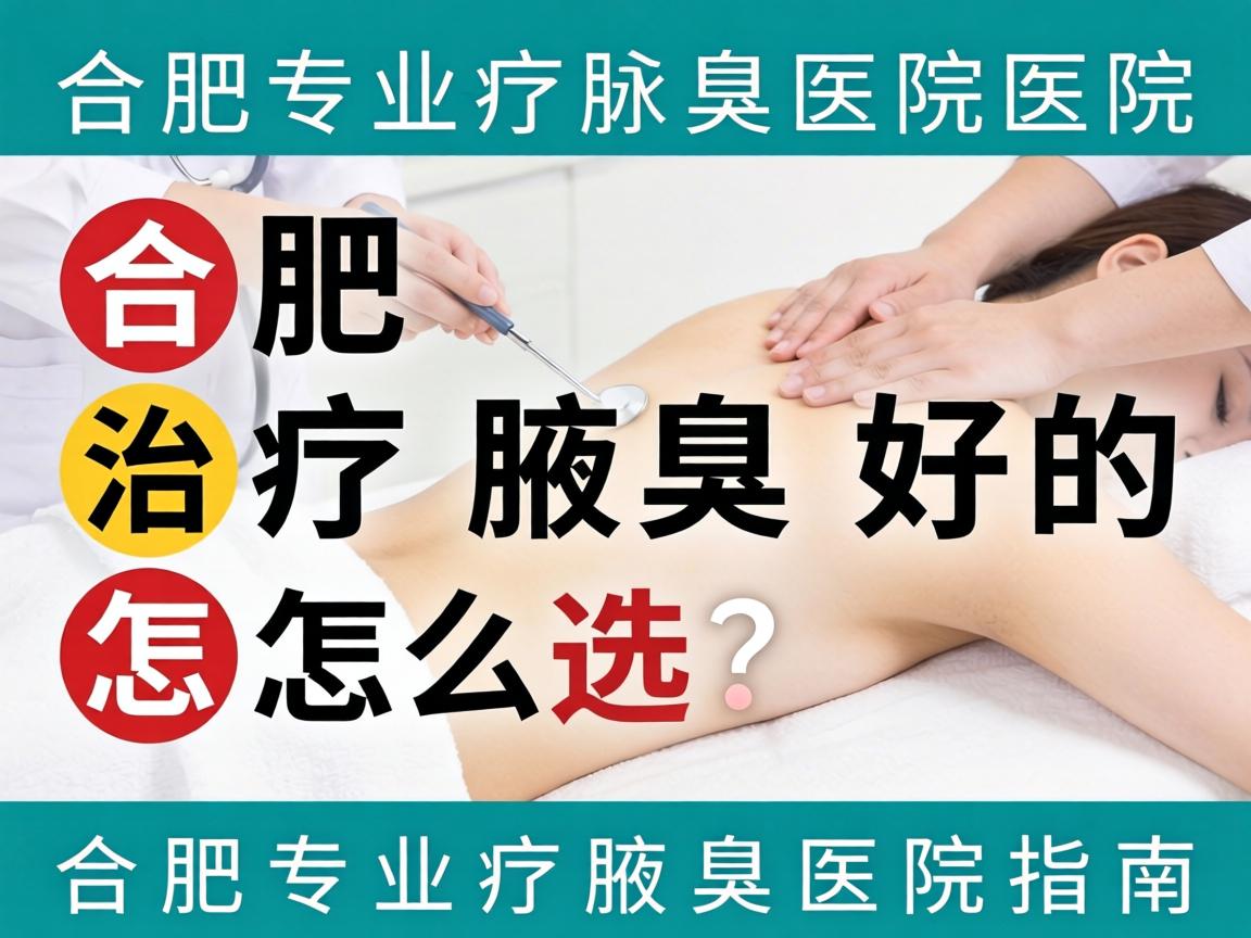 合肥治疗腋臭好的医院怎么选？合肥专业疗腋臭医院指南