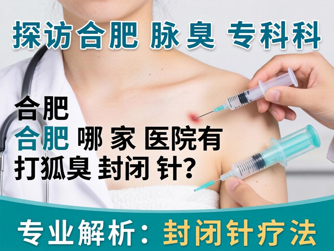 探访合肥腋臭专科，合肥哪家医院有打狐臭封闭针？专业解析封闭针疗法