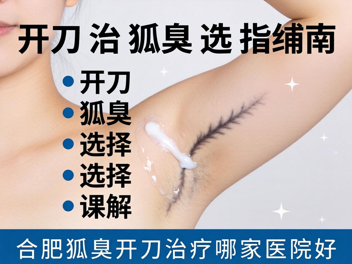 开刀治狐臭选择指南,详解合肥狐臭开刀治疗哪家医院好 开刀治狐臭选择指南,详解合肥狐臭开刀治疗哪家医院好
