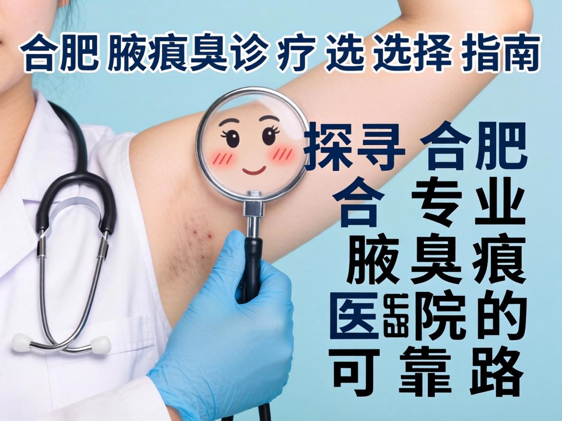 合肥腋臭诊疗选择指南,探寻合肥专业腋臭医院的可靠路径 合肥腋臭诊疗选择指南,探寻合肥专业腋臭医院的可靠路径
