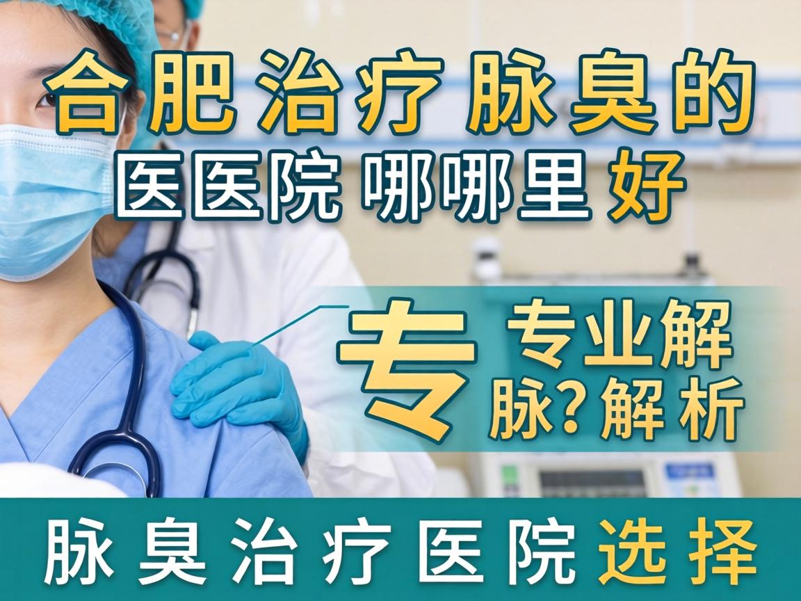 合肥治疗腋臭的医院哪里好？专业解析腋臭治疗医院选择