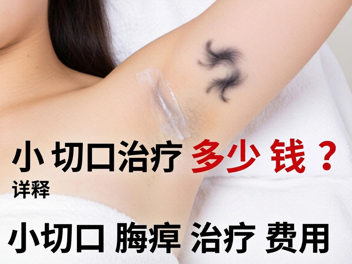 小切口治疗腋臭多少钱？详解小切口腋臭治疗费用
