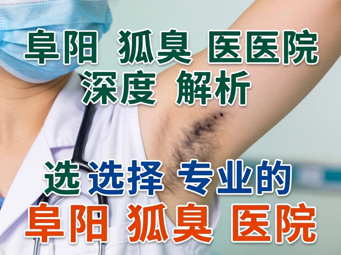 阜阳狐臭医院深度解析，如何选择专业的阜阳狐臭医院