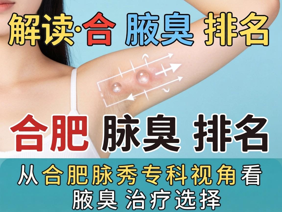 解读合肥腋臭排名,从合肥腋秀专科视角看腋臭治疗选择 解读合肥腋臭排名,从合肥腋秀专科视角看腋臭治疗选择