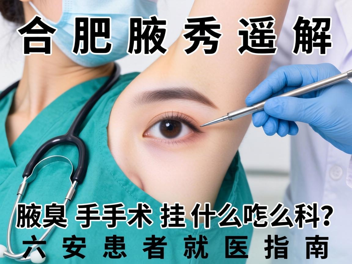 合肥腋秀解惑,腋臭手术挂什么科?六安患者就医指南 合肥腋秀解惑,腋臭手术挂什么科?六安患者就医指南