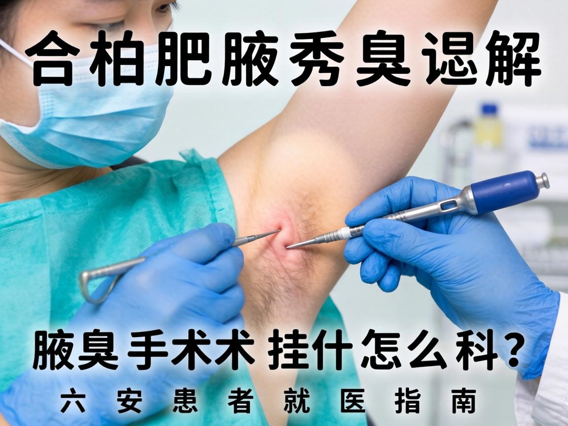 合肥腋秀解惑,腋臭手术挂什么科?六安患者就医指南 合肥腋秀解惑,腋臭手术挂什么科?六安患者就医指南