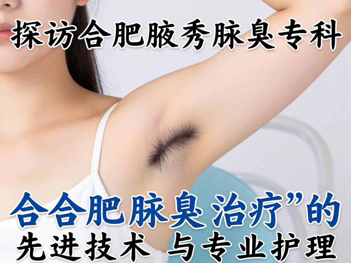 探访合肥腋秀腋臭专科，解析合肥腋臭治疗的先进技术与专业护理