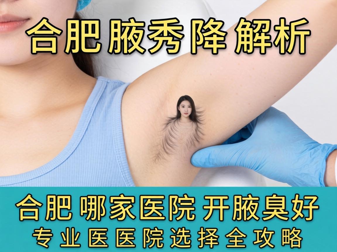 合肥腋秀解析，合肥哪家医院开腋臭好，专业医院选择全攻略