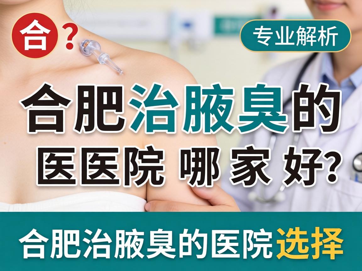 合肥治腋臭的医院哪家好?专业解析合肥治腋臭的医院选择 合肥治腋臭的医院哪家好?专业解析合肥治腋臭的医院选择