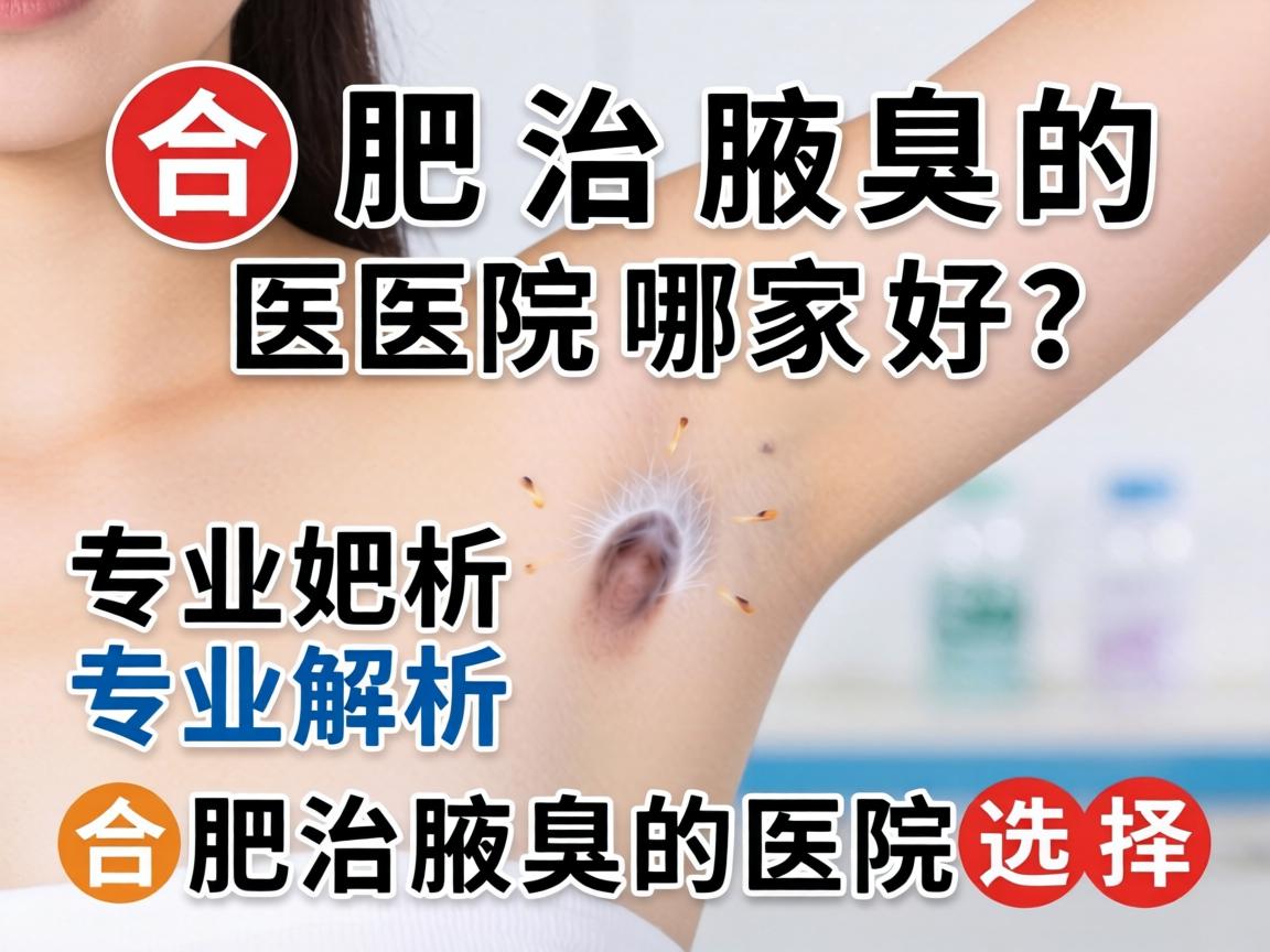 合肥治腋臭的医院哪家好?专业解析合肥治腋臭的医院选择 合肥治腋臭的医院哪家好?专业解析合肥治腋臭的医院选择