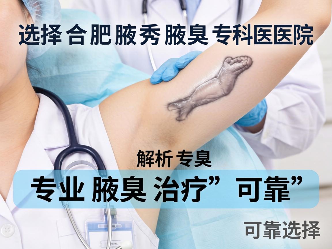 选择合肥腋秀腋臭专科医院，解析专业腋臭治疗的可靠选择