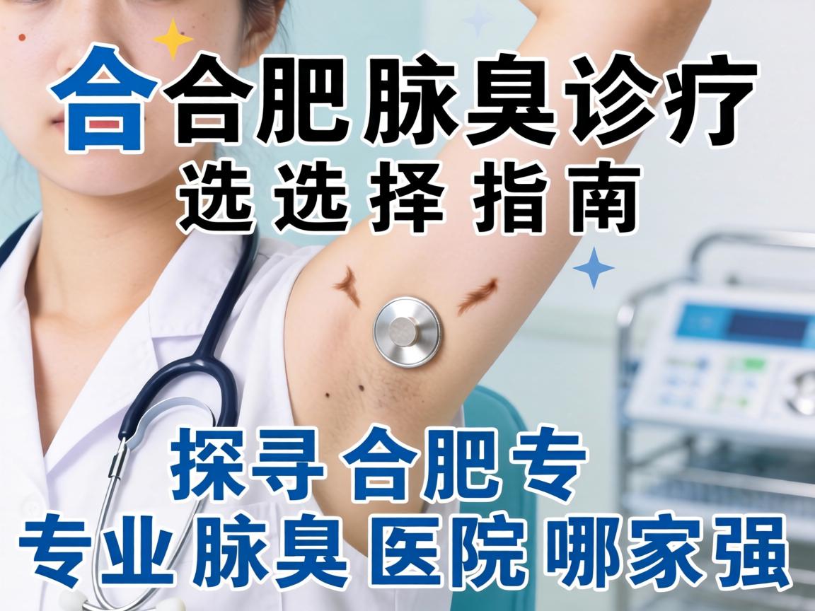 合肥腋臭诊疗选择指南,探寻合肥专业腋臭医院哪家强 合肥腋臭诊疗选择指南,探寻合肥专业腋臭医院哪家强