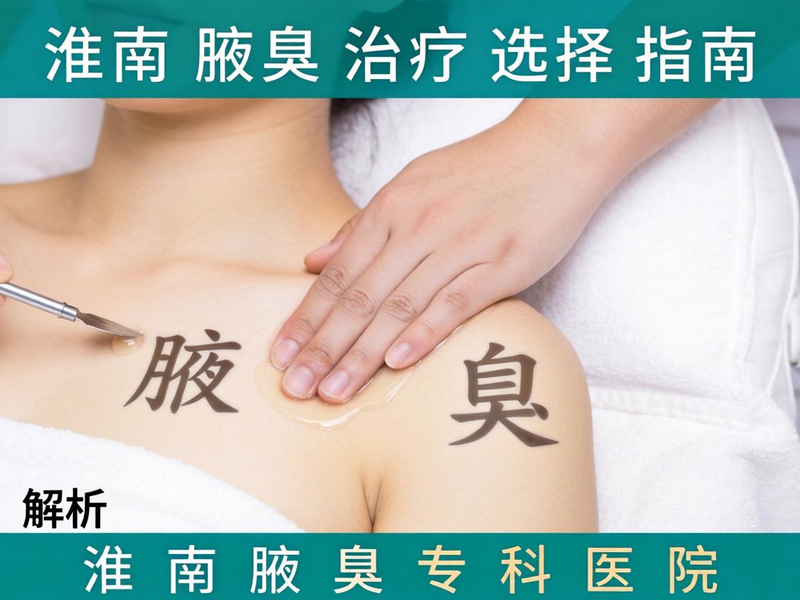 淮南腋臭治疗选择指南，解析淮南腋臭专科医院