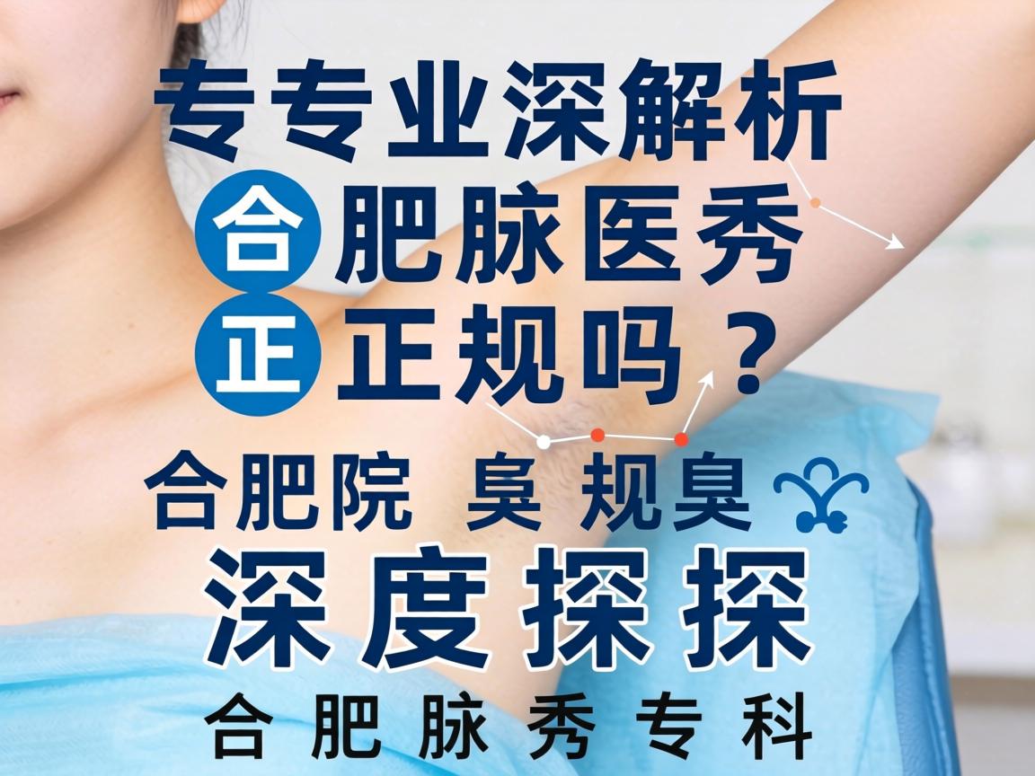 专业解析，合肥腋秀医院正规吗？深度探访合肥腋秀专科