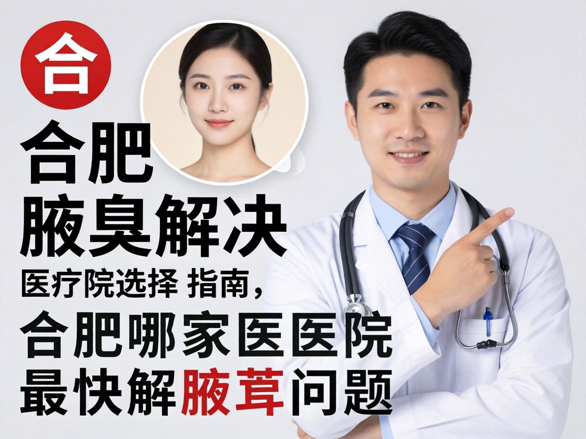 合肥腋臭解决医院选择指南，合肥哪家医院最快解决腋臭问题