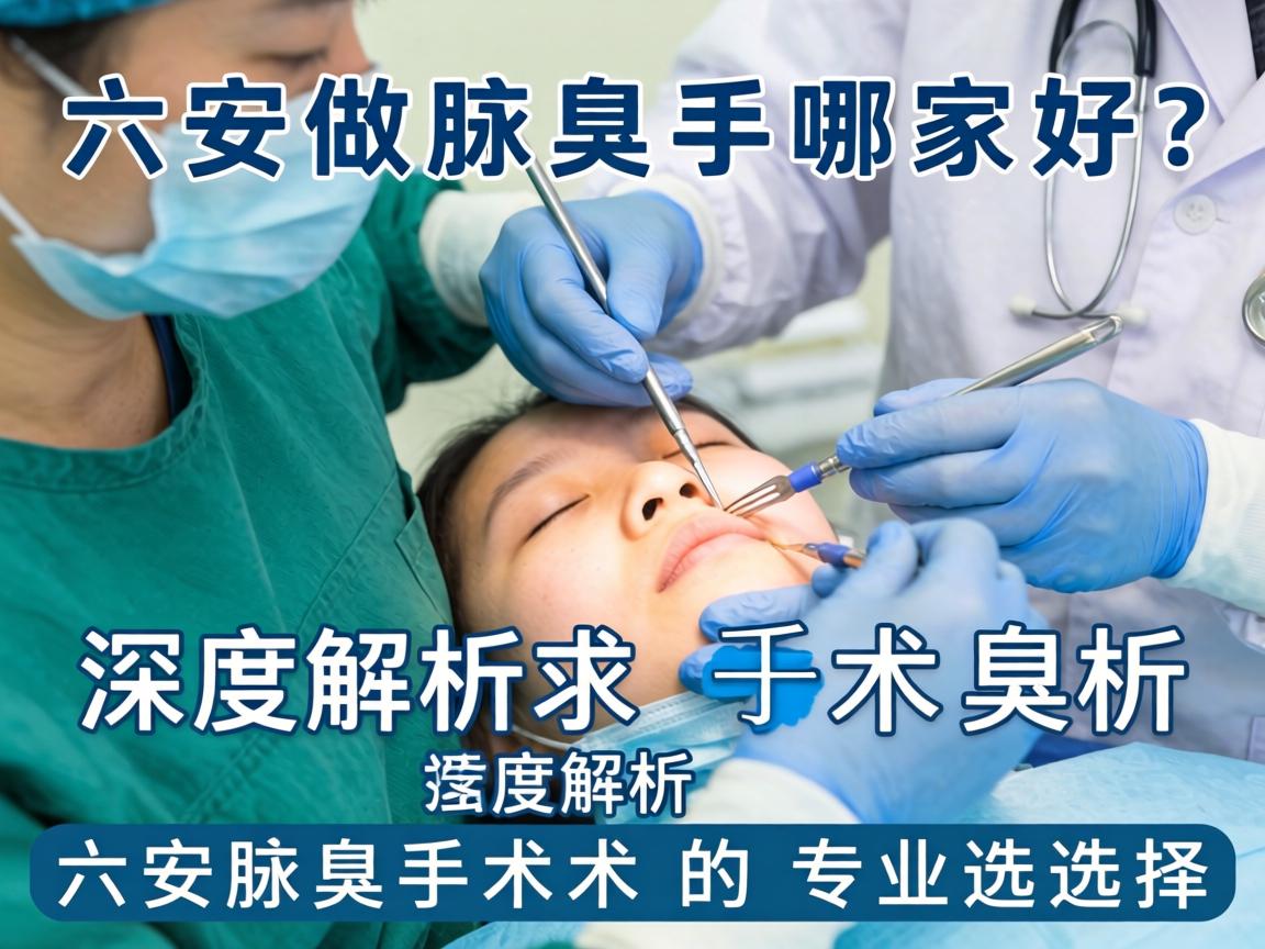 六安做腋臭手术哪家好？深度解析六安腋臭手术的专业选择