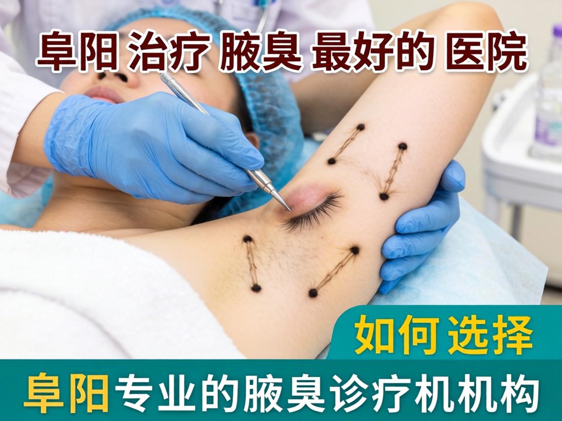 阜阳治疗腋臭最好的医院，如何选择阜阳专业的腋臭诊疗机构