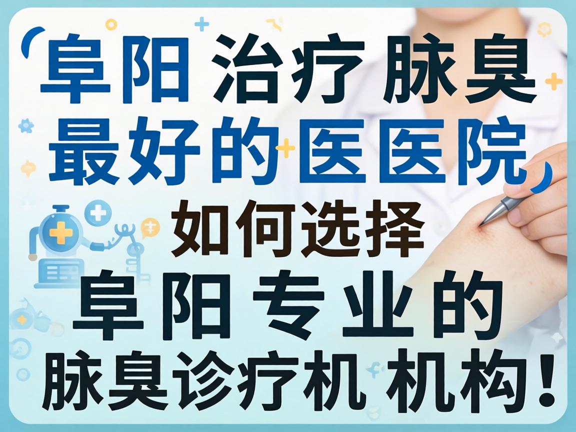 阜阳治疗腋臭最好的医院，如何选择阜阳专业的腋臭诊疗机构