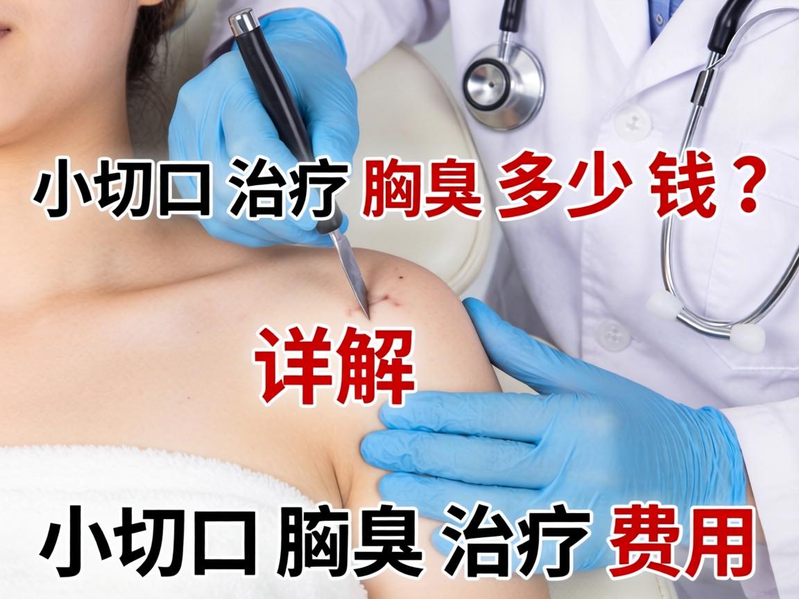 小切口治疗腋臭多少钱？详解小切口腋臭治疗费用