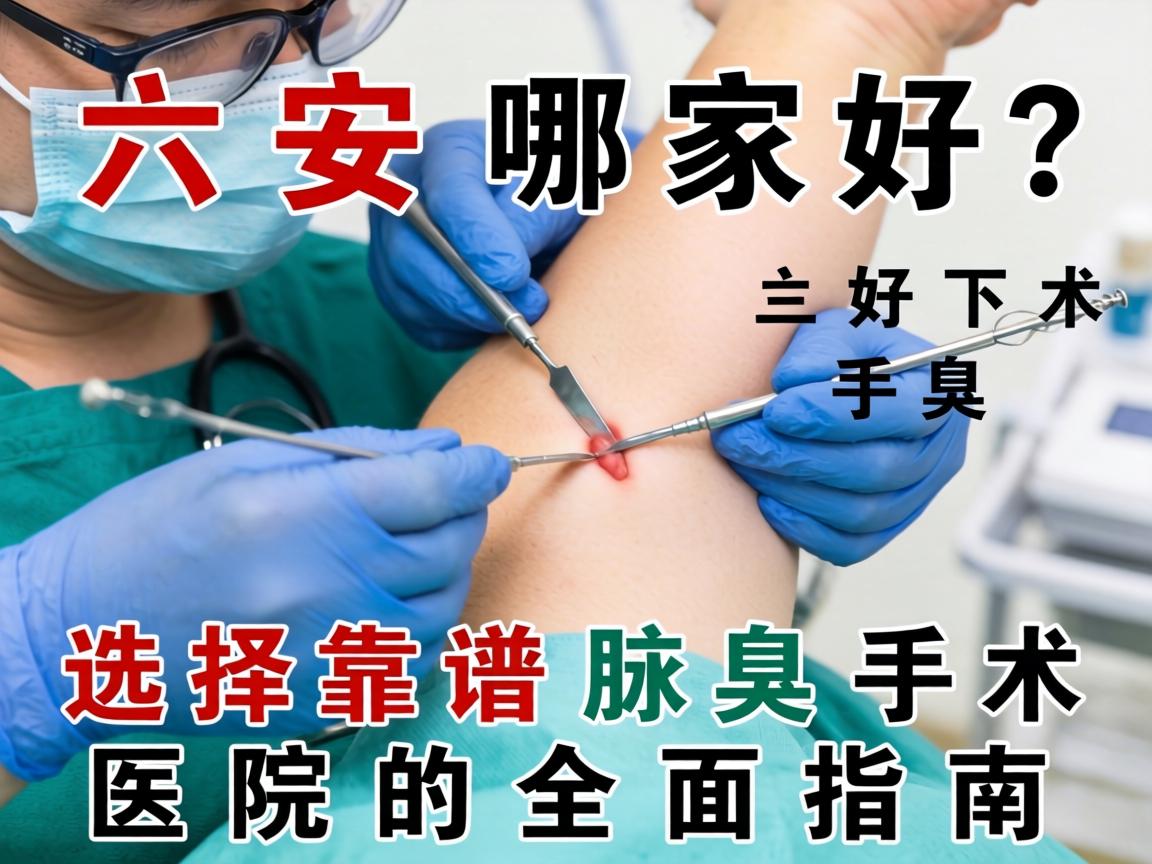 六安腋臭手术哪家好？选择靠谱腋臭手术医院的全面指南