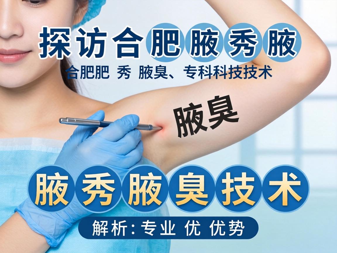探访合肥腋秀腋臭专科技术，解析腋秀腋臭技术的专业优势