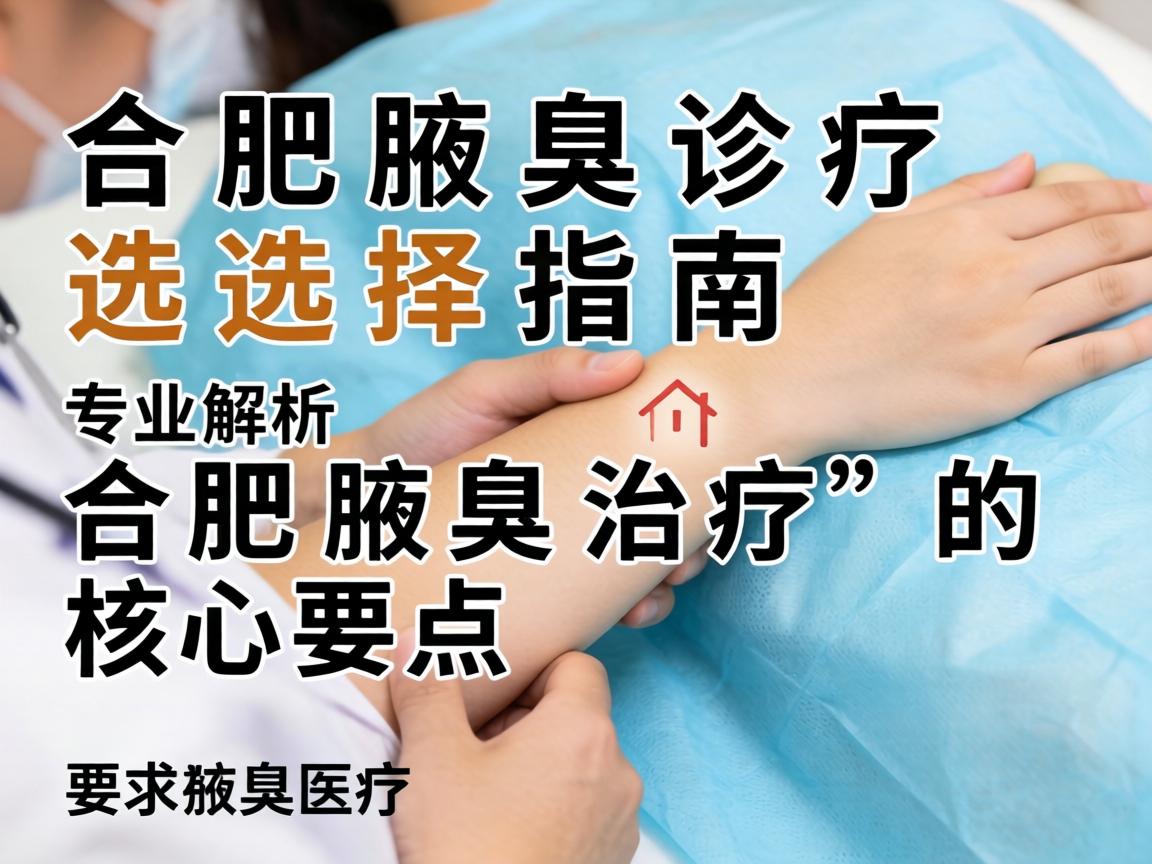 合肥腋臭诊疗选择指南,专业解析合肥腋臭治疗的核心要点 合肥腋臭诊疗选择指南,专业解析合肥腋臭治疗的核心要点